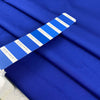 Pure cotton poplin in bright blue, very soft and not transparent, ideal for shirts, dresses, and casual garments. High-quality deadstock collected in Stock from a Maison de Couture in Italy.