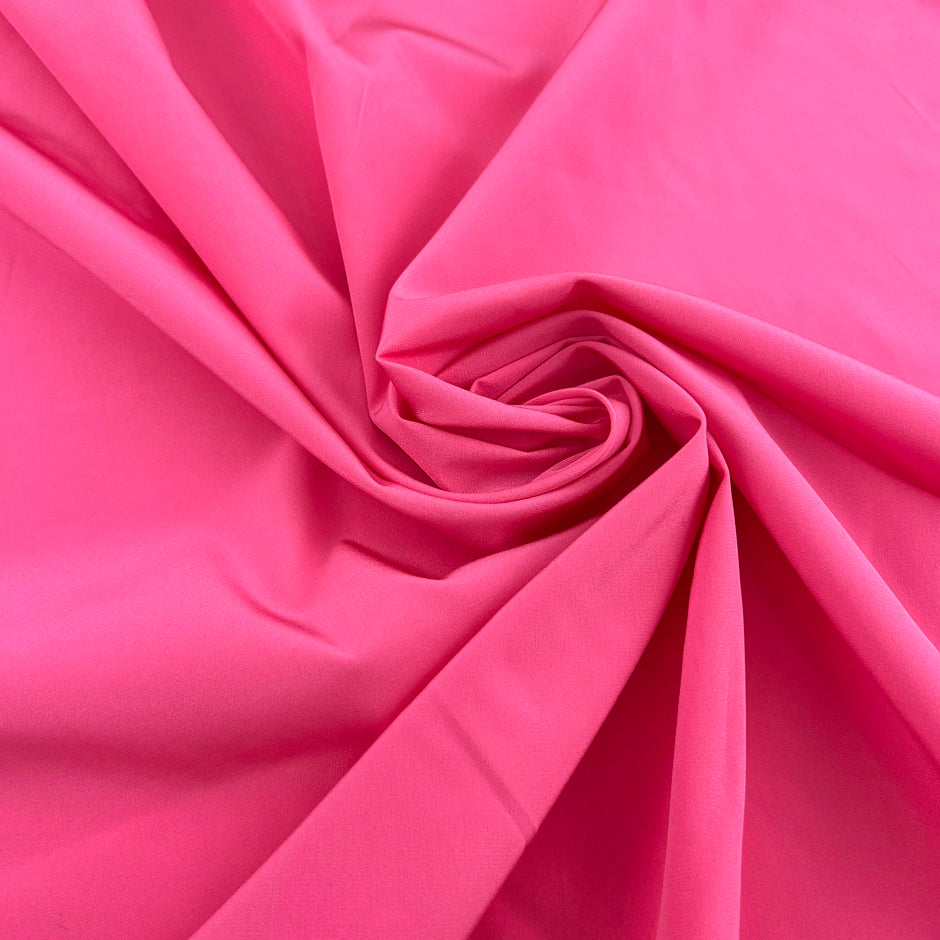 Pink pure silk with friselline backing, soft and non-stretch. High-quality deadstock collected in Stock from a Maison de Couture in Italy.