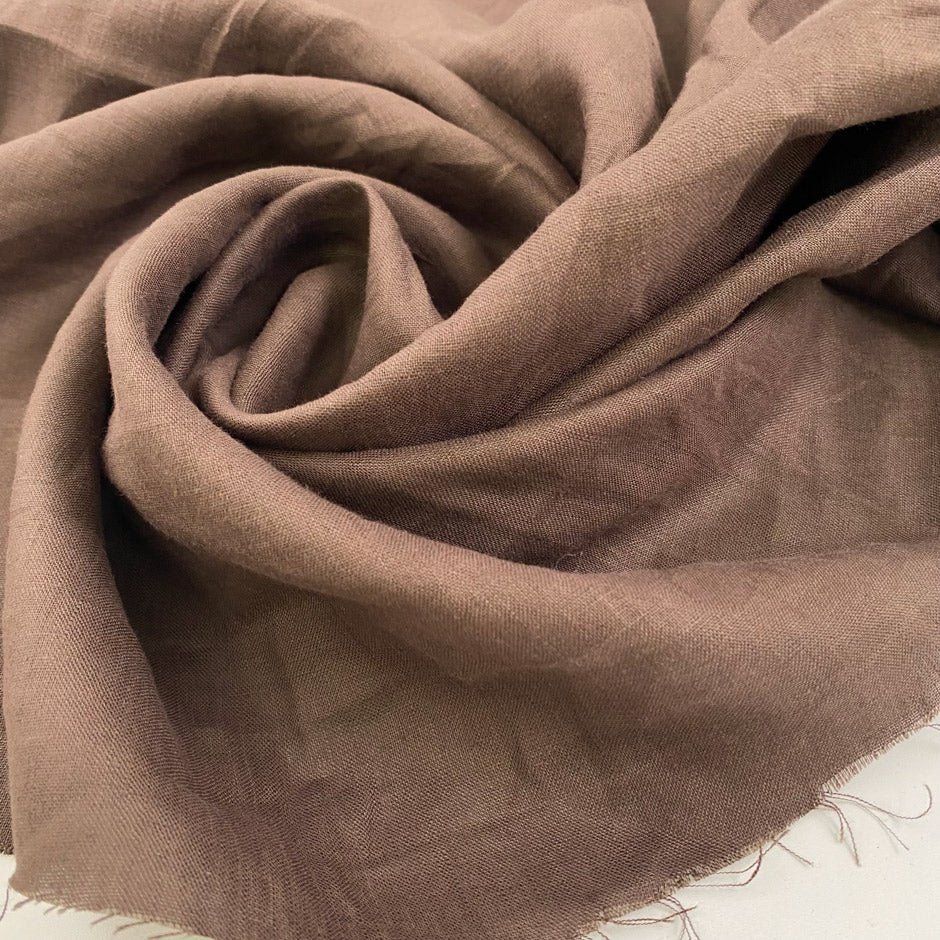 Brown Linen Fabric