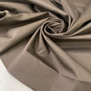 Double-face stretch cotton satin with brindle on one side and taupe gray on the other. Soft, elegant, and structured. Ideal for trousers, skirts, dresses, and light jackets.
High-quality deadstock collected in Stock from a Maison de Couture in Italy.