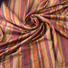 Striped Cotton And Linen Blend