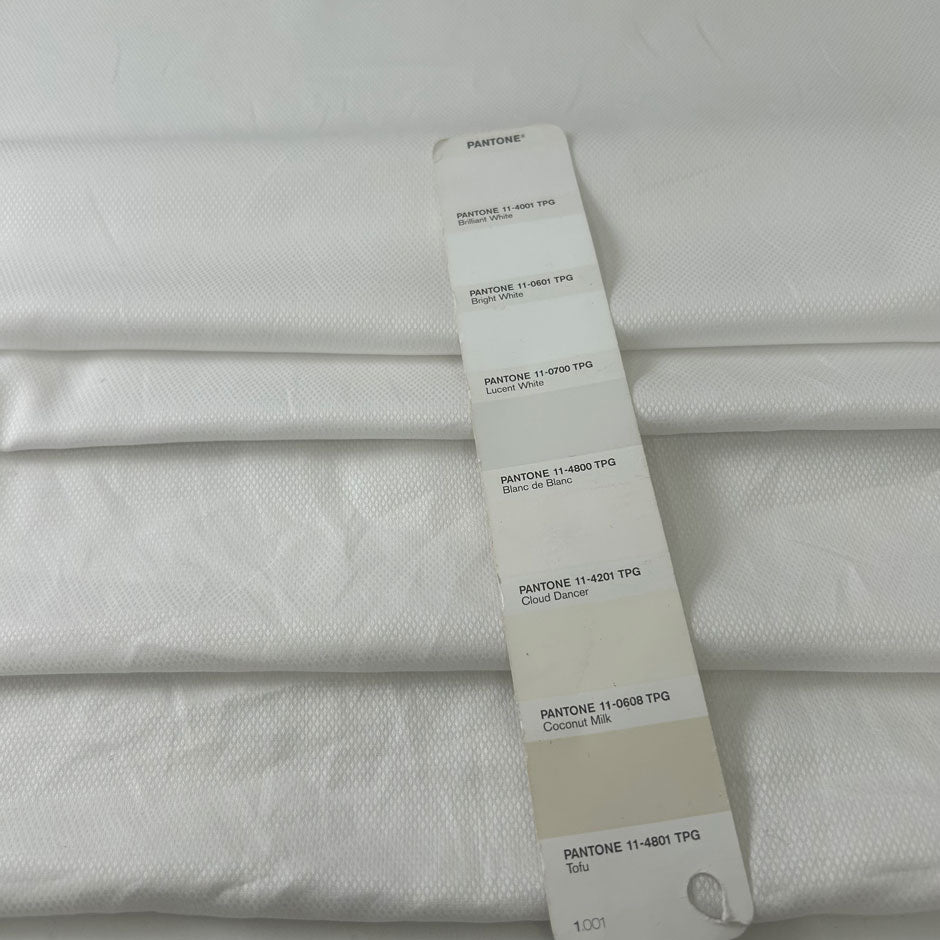 White Cotton Jacquard