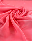 Pink Silk Crepe De Chine