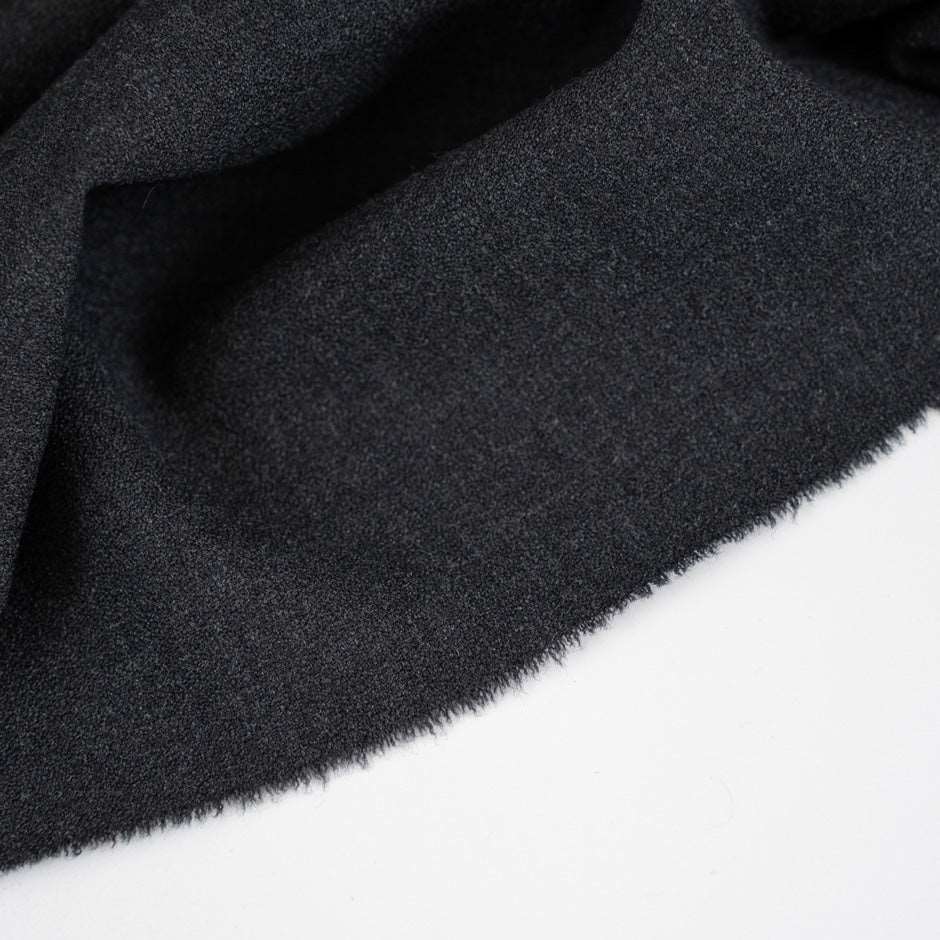 Gray wool crepe - Sample