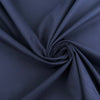 Dark blue cotton gabardine with a soft, non-stretch finish. High-quality deadstock collected in Stock from a Maison de Couture in Italy.