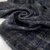 Square Heavy Blue Mohair Wool