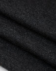 Gray wool Milano stitch. Soft and stretchy fabric. High quality deadstock fabric.