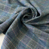 Wool and polyester flannel with a Prince of Wales pattern in green and turquoise tones. Ideal for trousers, jackets, dresses, and skirts.
High-quality deadstock collected in Stock from a Maison de Couture in Italy.