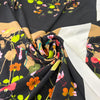 Silk Panel With Flower Printing