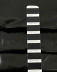 Black Coated Cotton With A Patent Effect