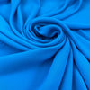 Light Blue Polyester Crepe Cady