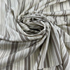 Brown And Beige Striped Silk