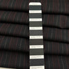 Black Pinstriped Wool