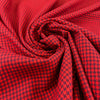 Red Houndstooth Wool