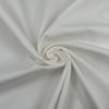 White Cotton And Polyester Gabardine