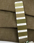 Olive Green Structured Cotton Denim