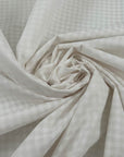 Vichy Pigment Print Cotton Canvas