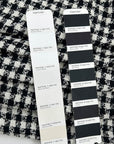 Black And White Checked Wool Tweed