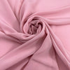 Pink Stretch Silk Crepe De Chine
