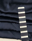 Dark Blue Silk Satin