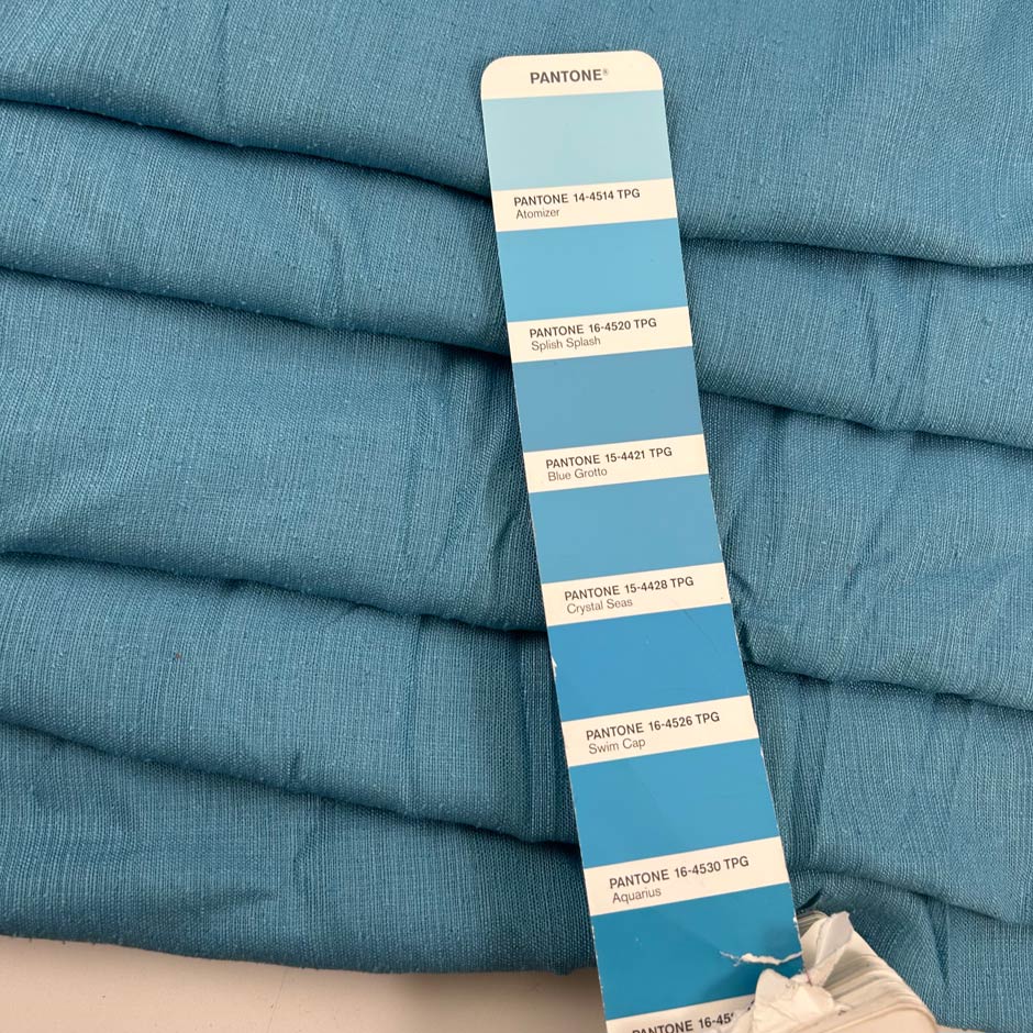 Light Blue Honan Silk Burette