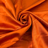 Orange Cotton And Viscose Satin