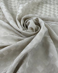 Silk Jaquard With A Geometrical Design