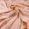 Pink Viscose With White Micro Polka Dots