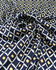 Polyester Twill With A Geometrical Print