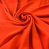 Red Orange Polyester Crepe Cady