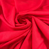 Red Viscose And Linen Blend
