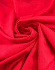 Red Viscose And Linen Blend