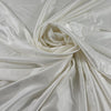Shiny White Viscose Jersey