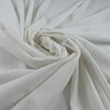 White Polyester Crepe De Chine