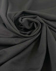 Black Wool-Blend Punto Milano Jersey