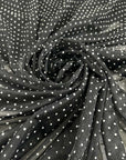 Flocked Polyester Jersey