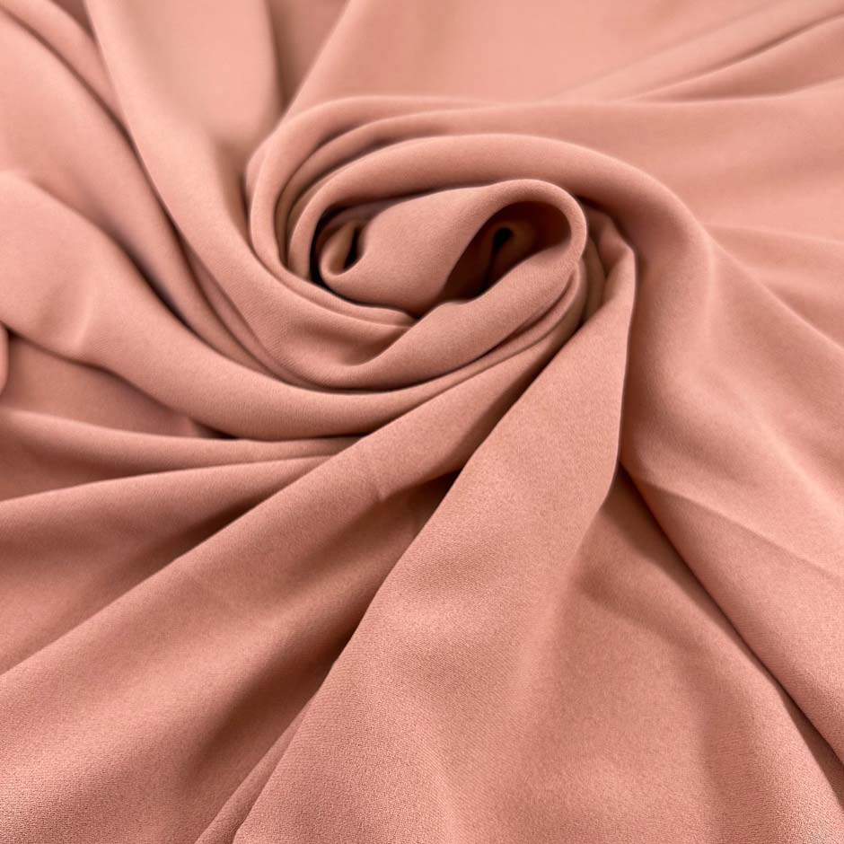 Pink Silk Crepe Cady
