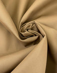 Brown Water Resistent Cotton Gabardine