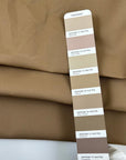 Brown Water Resistent Cotton Gabardine