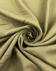 Green Plushed Cotton Gabardine