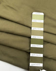 Green Plushed Cotton Gabardine