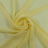 Yellow Polyester Crepe Georgette
