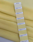 Yellow Polyester Crepe Georgette