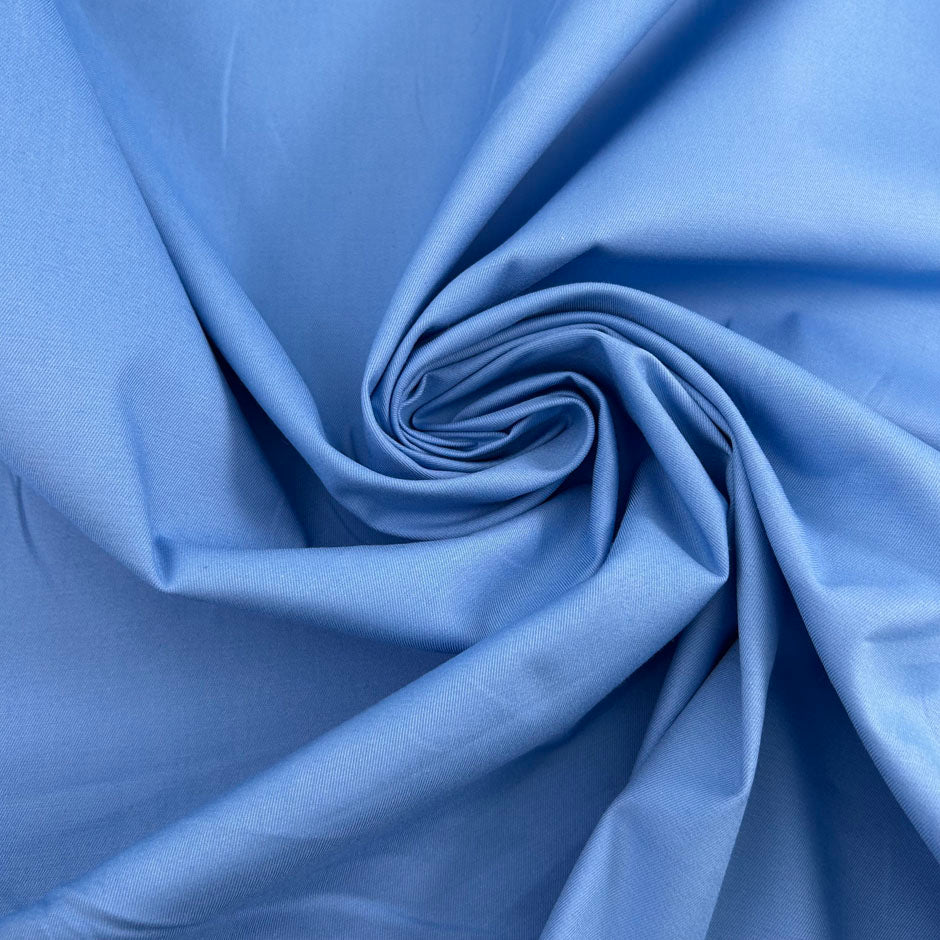 Light Blue Cotton Gabardine