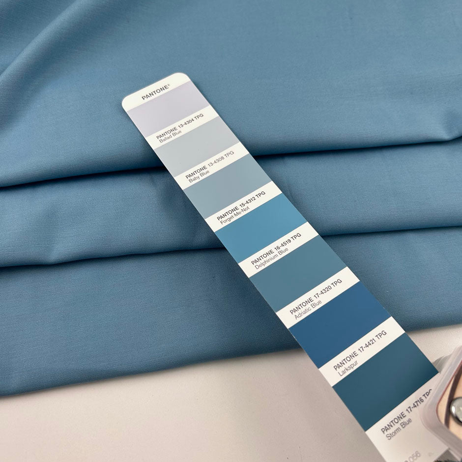 Light Blue Cotton Sateen