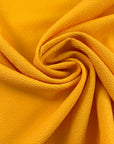 Bright Yellow Polyester Crepe