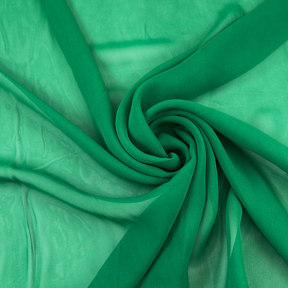 Forest Green Viscose Georgette