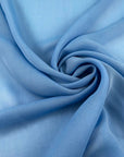 Light Blue Silk And Viscose Blend Georgette