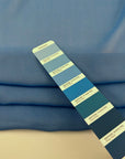 Light Blue Silk And Viscose Blend Georgette