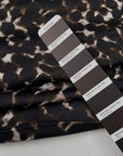 Spotted Print Viscose Sateen